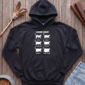 Chonk Chart Hoodie Black Thumbnail