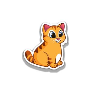 Orange Tabby Chonker Cat Magnet