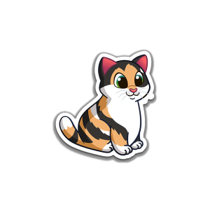 Calico Chonker Cat Magnet