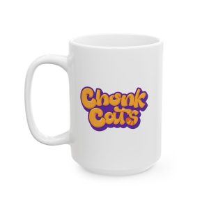 Chonk Cats Logo Ceramic Mug - (11oz, 15oz)